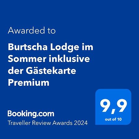 Burtscha Lodge Buerserberg Exterior photo